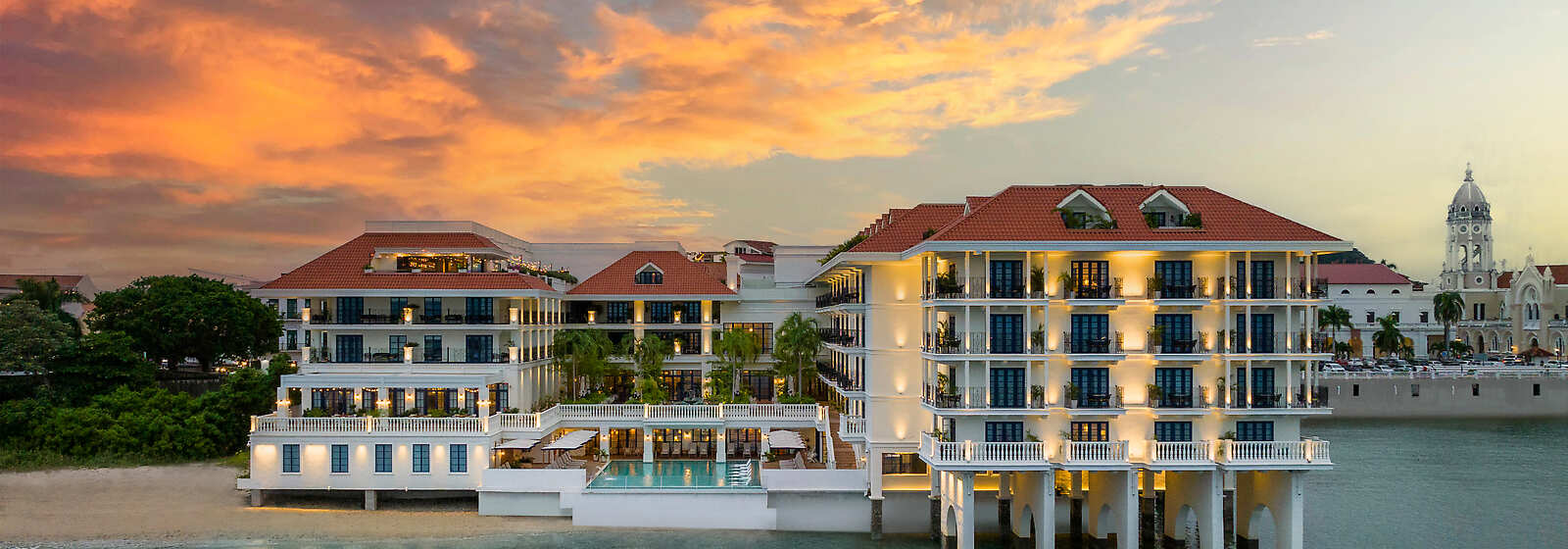 Aerial View of Sofitel Legend Casco Viejo, Panama