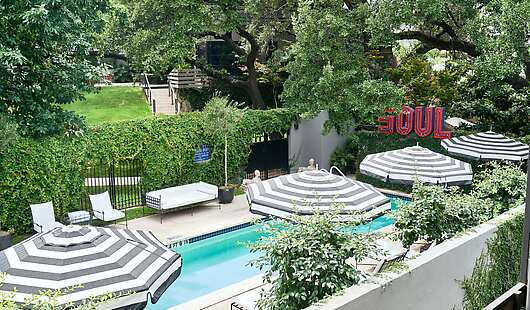 Aerial View of Swimming Pool