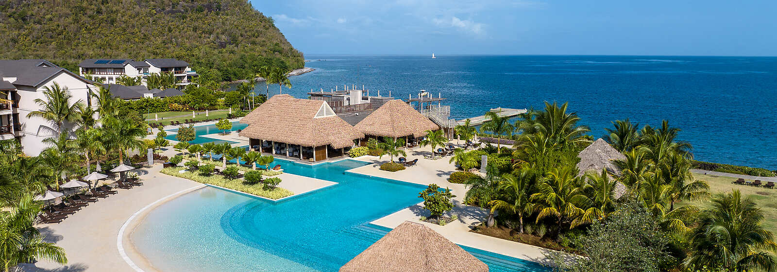 Aerial View of Main Swimming Pool