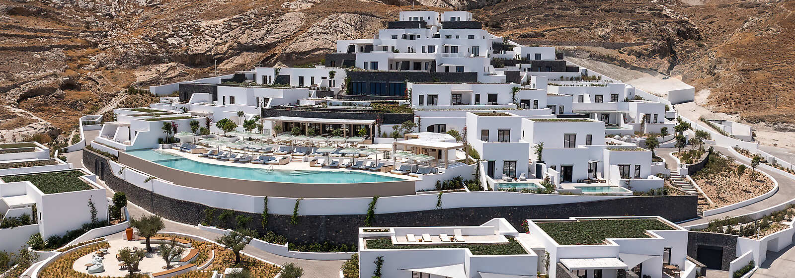 Aerial View of Sandblu Resort