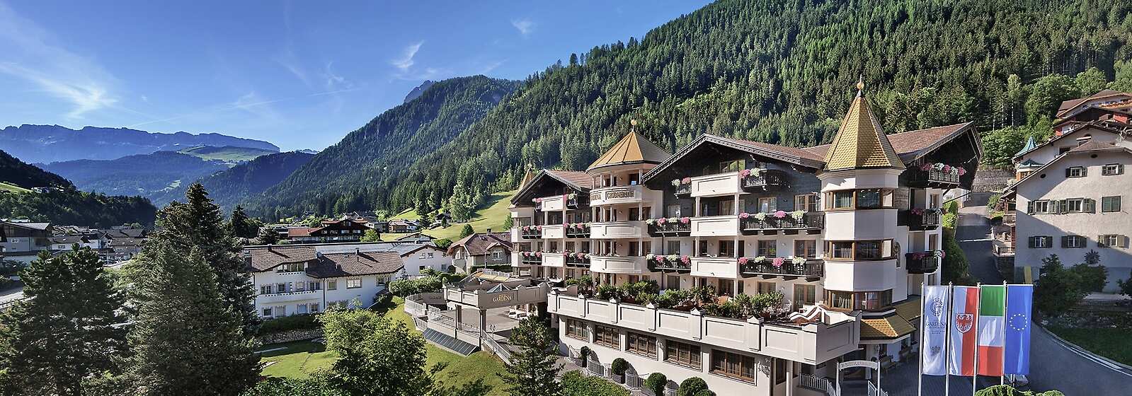 Aerial View of Gardena Grodnerhof Hotel & Spa