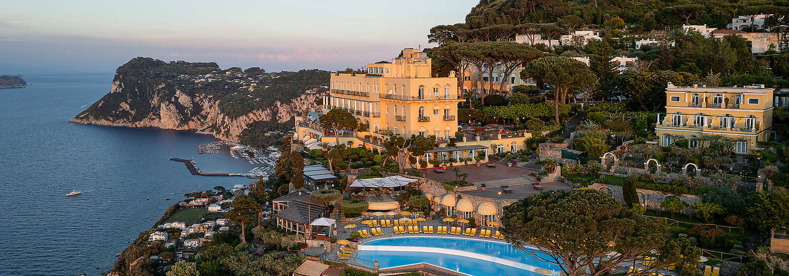 Aerial View of Hotel Caesar Augustus