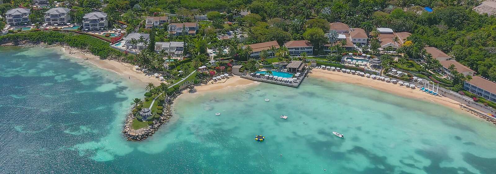 Aerial View of Blue Waters Resort & Spa