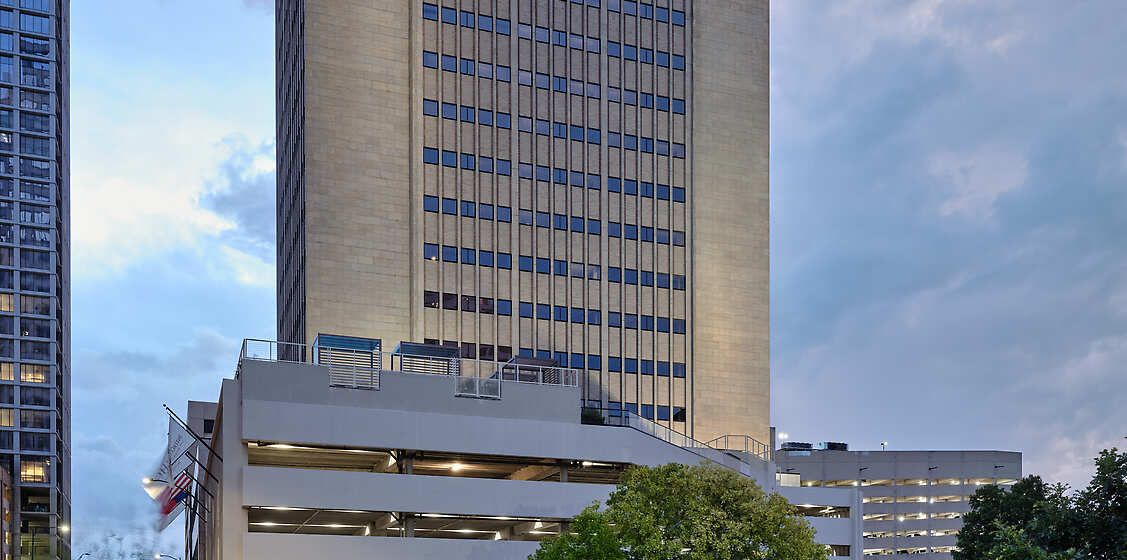 Aerial View of InterContinental San Antonio Riverwalk
