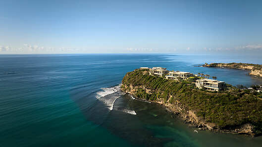 Six Senses La Sagesse Grenada Four Bedroom Cliff Retreat Aerial View