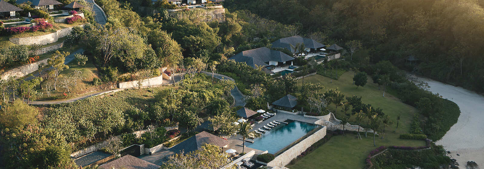 Aerial View of Raffles Bali