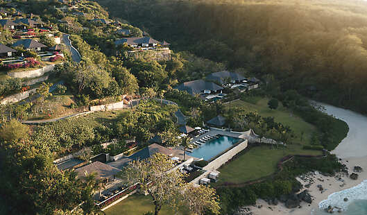 Aerial View of Raffles Bali
