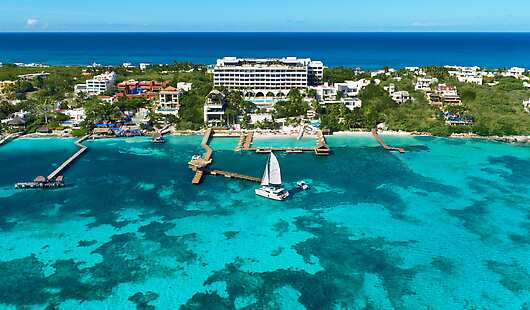 Aerial View of Impression Isla Mujeres by Secrets