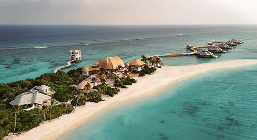 Aerial View of Soneva Secret Resort