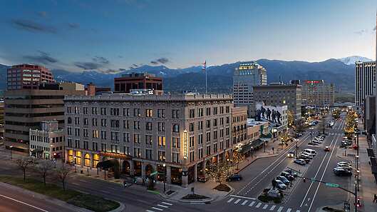 Aerial View of The Mining Exchange