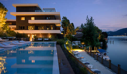 Laqua by the Lake at Night