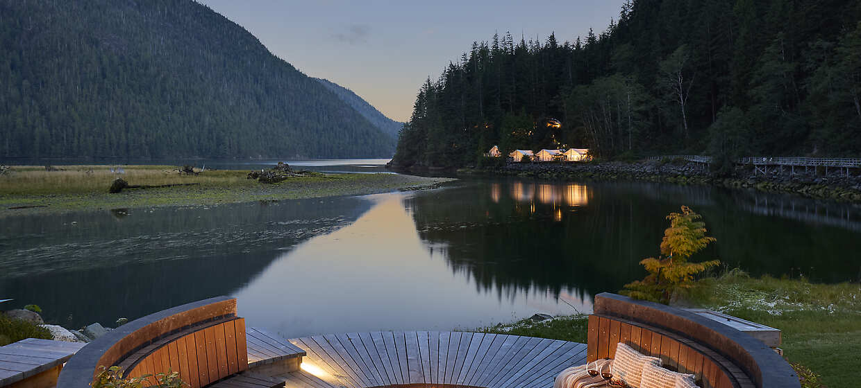 Clayoquot Wilderness Lodge Firepit 