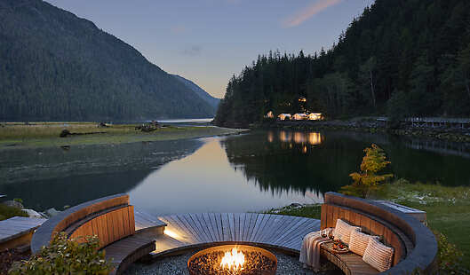Clayoquot Wilderness Lodge Firepit 
