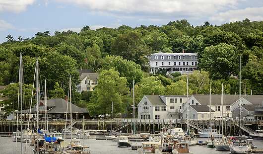 Aerial View of Camden Harbour Inn