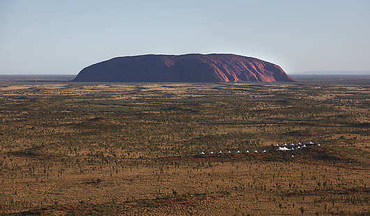 Aerial View of Longitude 131 Lodge