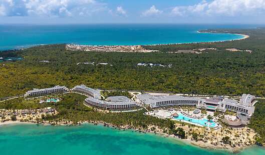 Aerial view of Zemi Miches Punta Cana All-Inclusive Resort, Curio Collection by Hilton