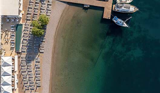 Aerial View of Beach Club
