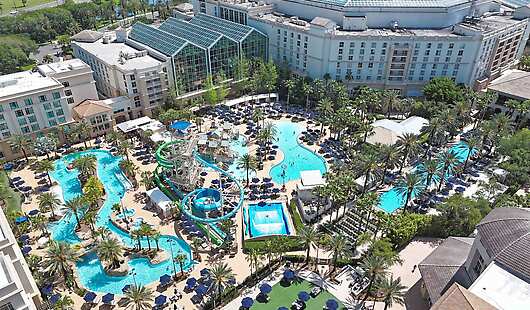 Aerial View of Gaylord Palms