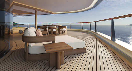 Private Terrace Suite Living at Sea
