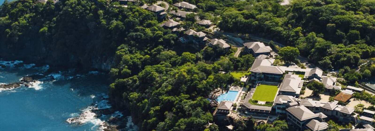 Aerial View of Nekajui Ritz Carlton Reserve