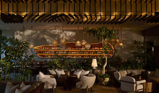 Lobby Area and Spotted Stone Bar