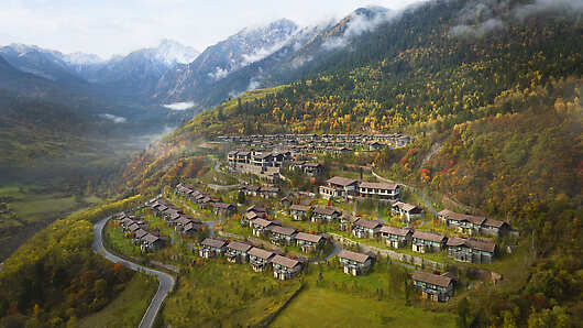 Aerial View of Rissai Valley, a Ritz-Carlton Reserve