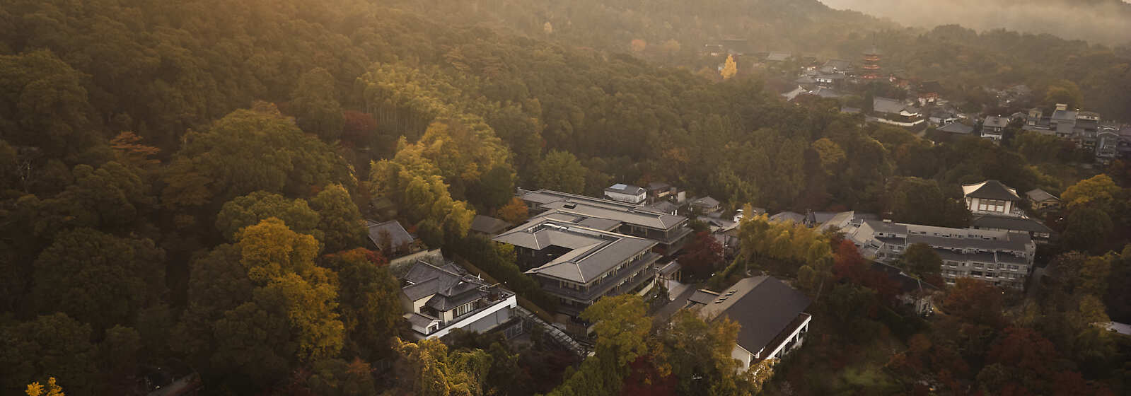 Aerial View of Banyan Tree Higashiyama Kyoto
