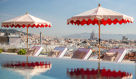 Fantastic Sagrada Familia views from our 173 rooftop.