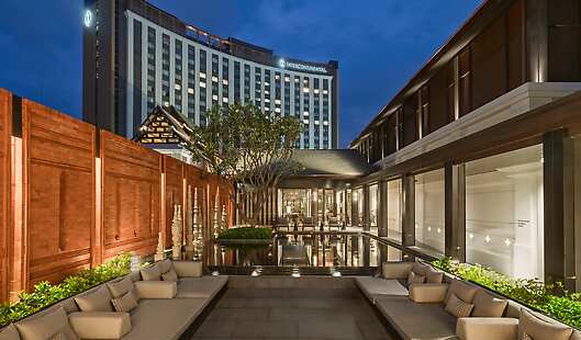 Exterior of InterContinental Chiang Mai The Mae Ping from Club InterContinental.