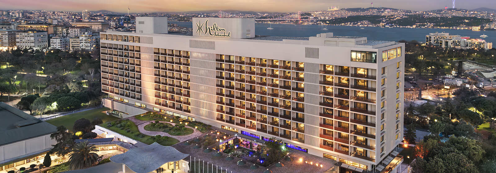 Aerial View of Hilton Istanbul Bosphorus

