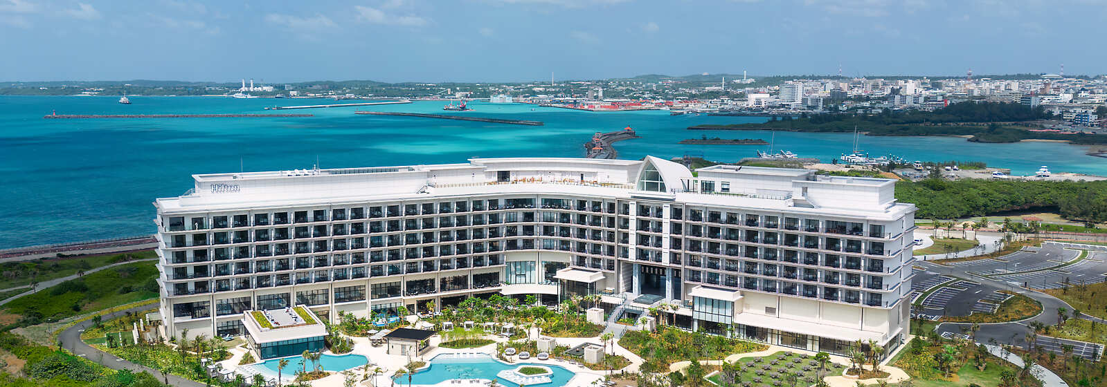 Aerial View of Hilton Okinawa Miyako Island Resort