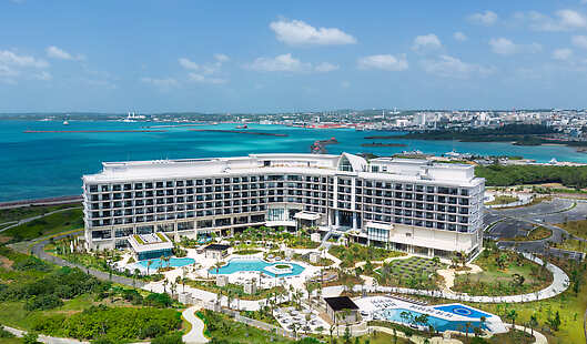 Aerial View of Hilton Okinawa Miyako Island Resort