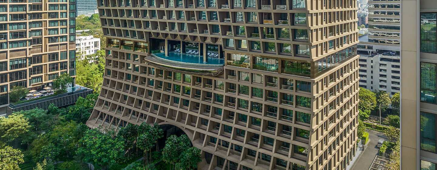 Aerial View of Sindhorn Kempinski Hotel Bangkok