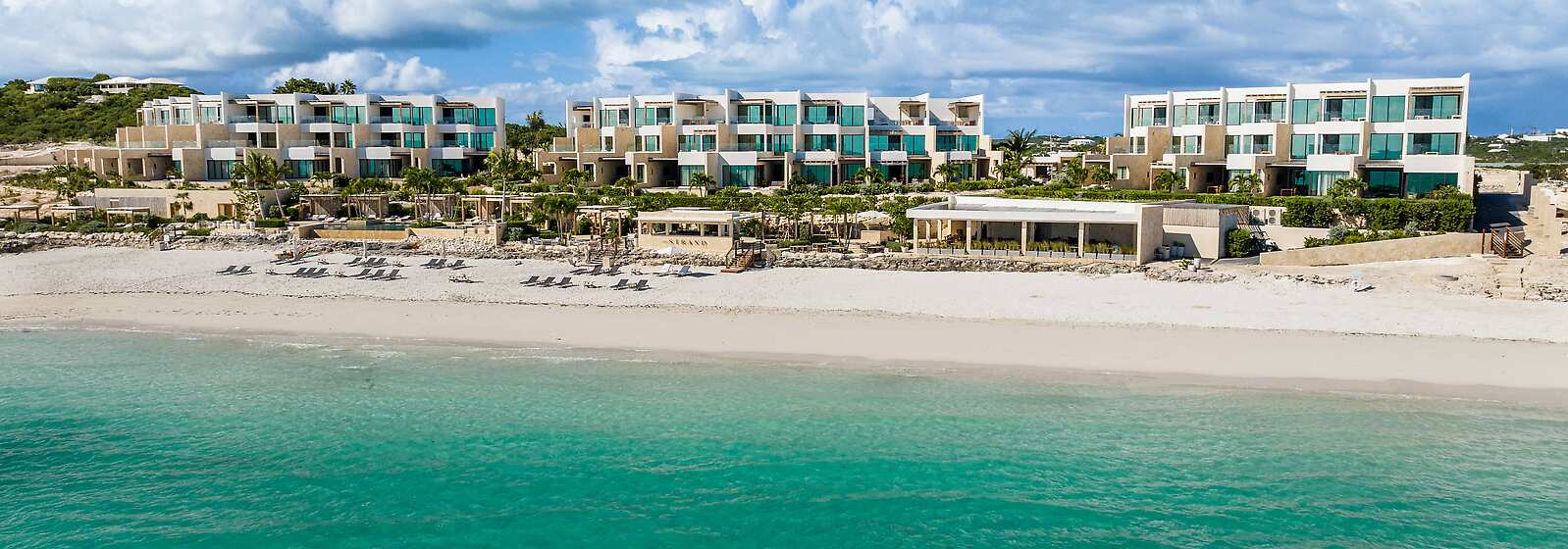 Aerial View of The Strand Turks & Caicos
