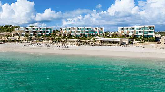 Aerial View of The Strand Turks & Caicos