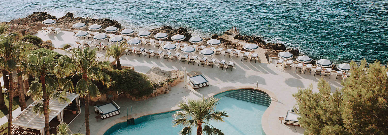 Aerial View of Main Pool Area 