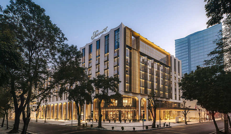 Exterior of Fairmont Hanoi