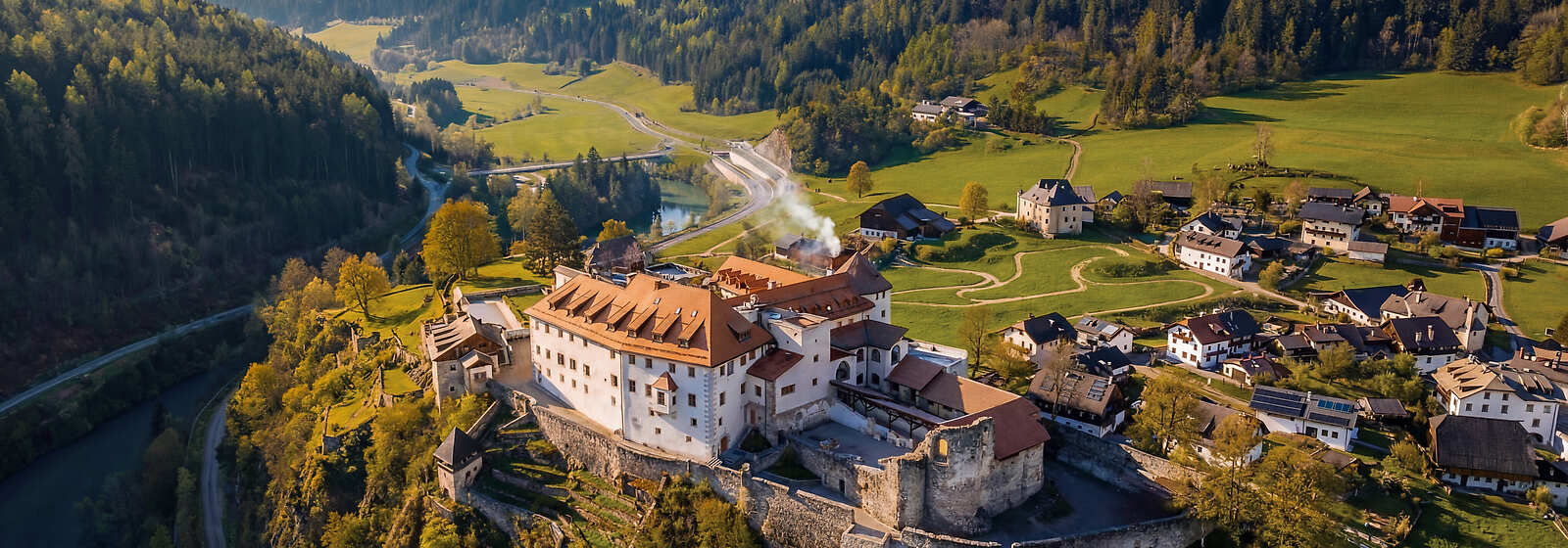 Aerial View of Castel Badia