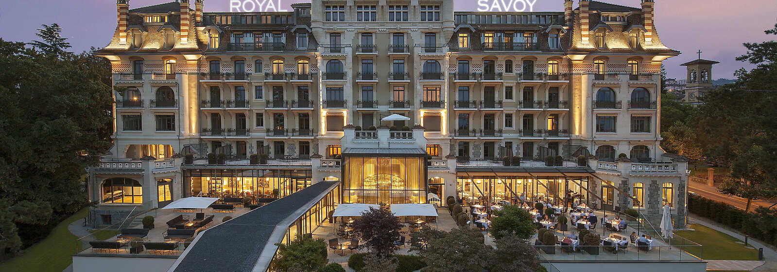 South Entrance of Royal Savoy Hotel & Spa Lausanne