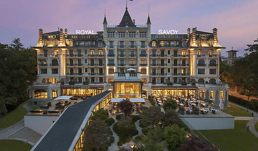 South Entrance of Royal Savoy Hotel & Spa Lausanne