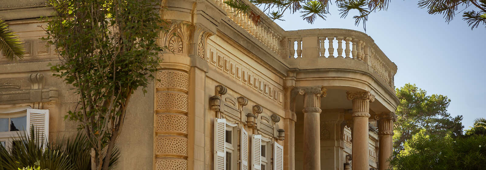 Exterior of Corinthia Palace Malta