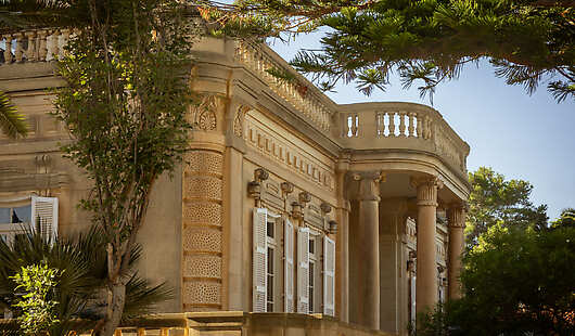 Exterior of Corinthia Palace Malta