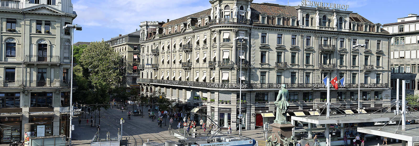 Exterior of Hotel Schweizerhof Zürich