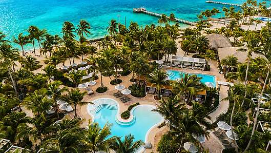 Aerial View of Islander Resort 
