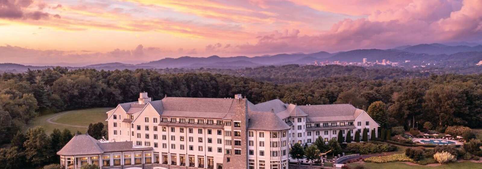 Aerial View of The Inn on Biltmore Estate 