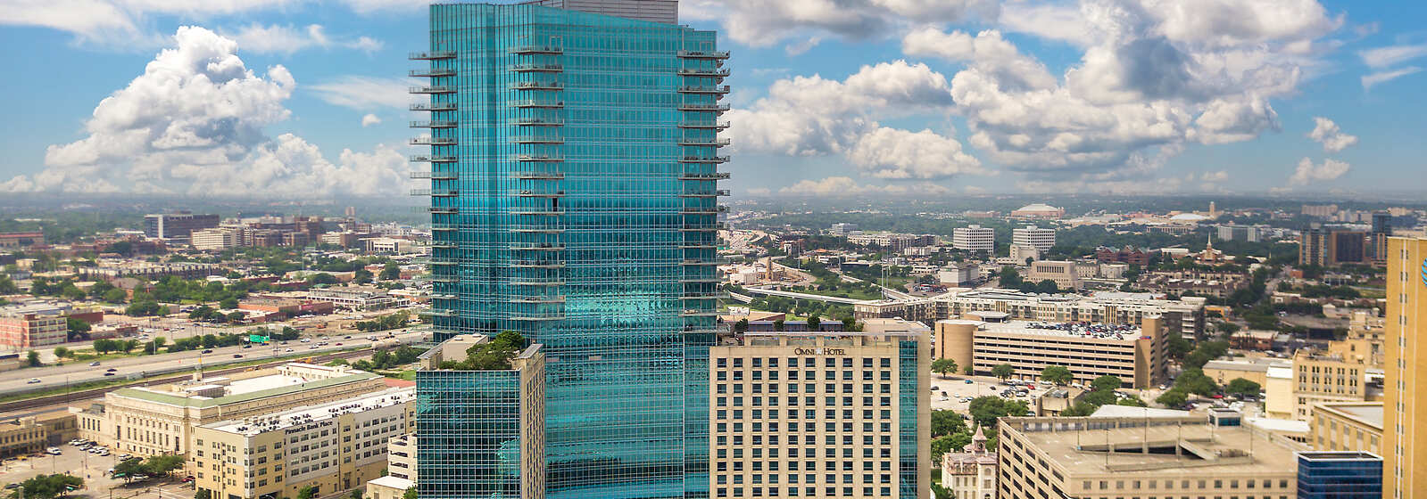Aerial View of Omni Fort Worth