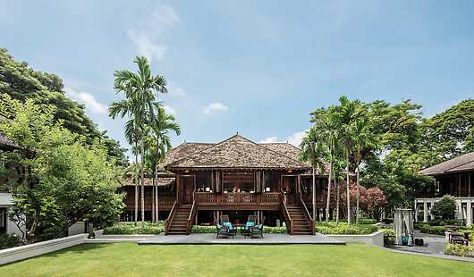 Exterior of 137 Pillars House Chiang Mai