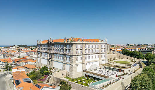Aerial View of The Lince Santa Clara Historic Hotel