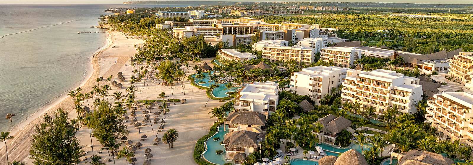 Aerial View of the Hotel and Juanillo Beach