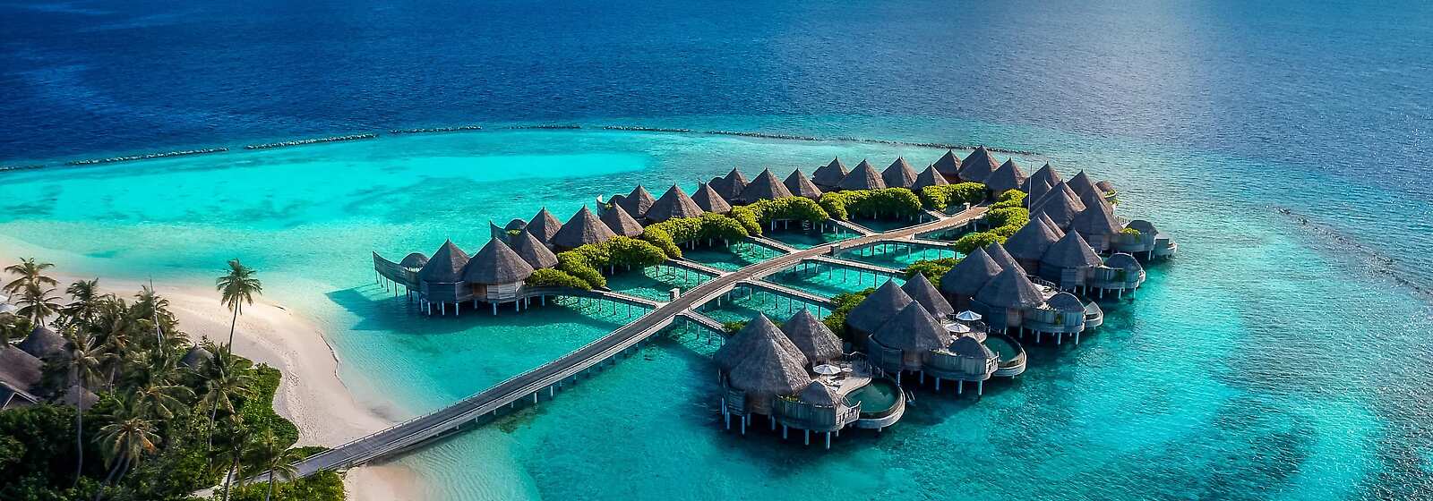 Aerial View of The Nautilus Maldives